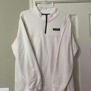 Lauren James, 1/4 zip Pullover, Size XL, Cream colored